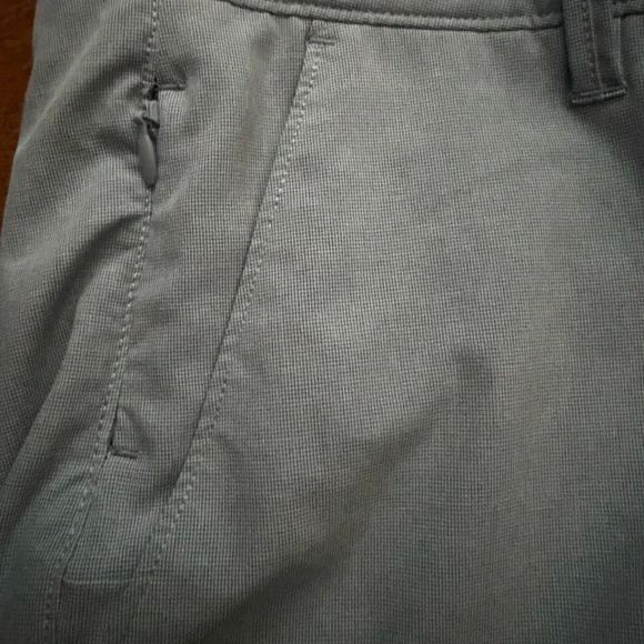 7 Diamonds Dynamic Performance Shorts Mens 30 Light Blue Chino Stretch Golf - Picture 5 of 10